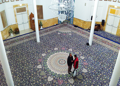 فرش یکپارچه کد : 10015 ، مسجد امام علی (دانمارک)