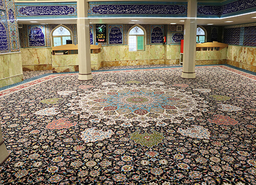 فرش یکپارچه کد : 10033 ، حسینیه حضرت ابوالفضل (شهر ری)