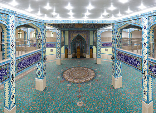 فرش یکپارچه کد : 10049 ، مسجد جامع امیرآباد (میبد)