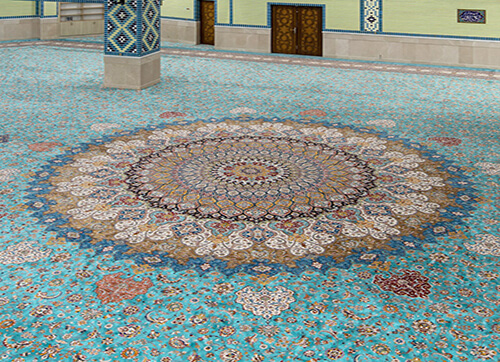 فرش مسجد جامع امیرآباد میبد یزد
