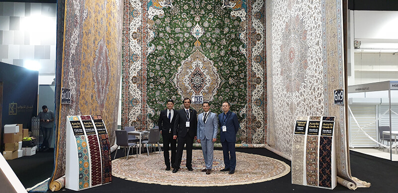 حضور گروه تخصصی فرش اسلیمی در هفتمین ﻧﻤﺎﯾﺸﮕﺎه ﻃﺮاﺣﻰ داﺧﻠﻰ، مبلمان و ﺻﻨﺎﯾﻊ ﭼﻮب عمان (2020)
