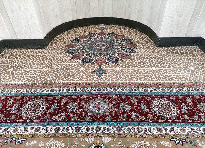 فرش یکپارچه کد : 10080 ، مسجد حضرت اسماعیل (هرمزگان – هرنگ)