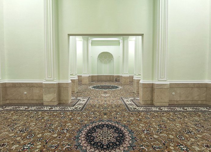 فرش یکپارچه کد : 10081 ، مسجد جامع بلغان (فارس - بلغان)