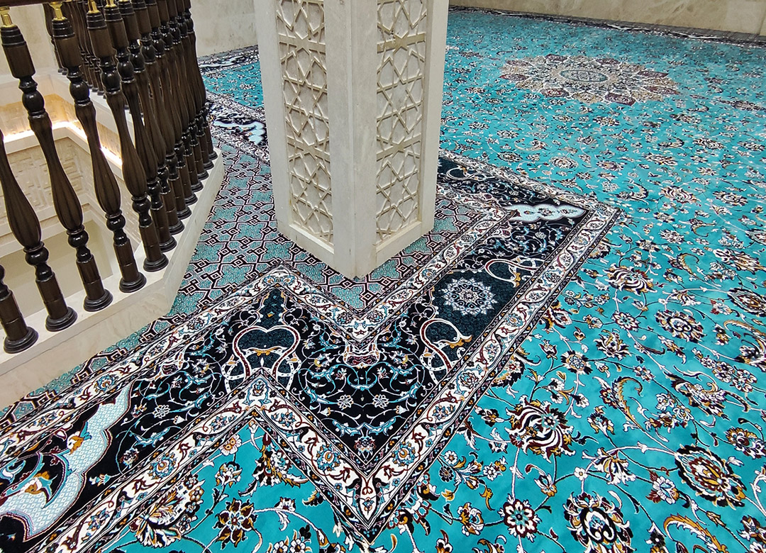 فرش یکپارچه کد : 10117 ، مسجد بقیةالله (فارس - گراش)